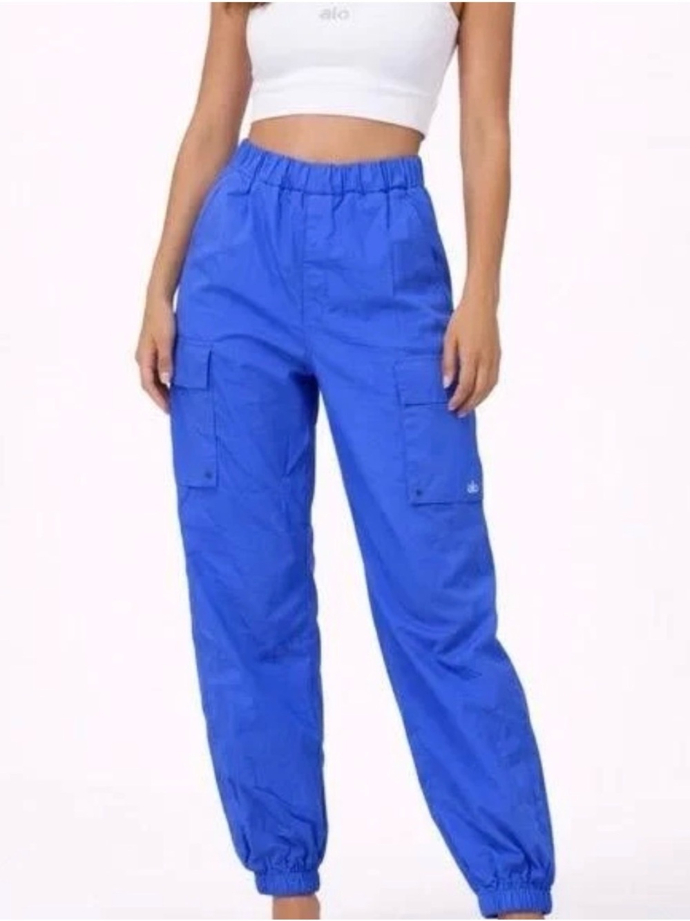 ALO Yoga Royal Blue Cargo Joggers